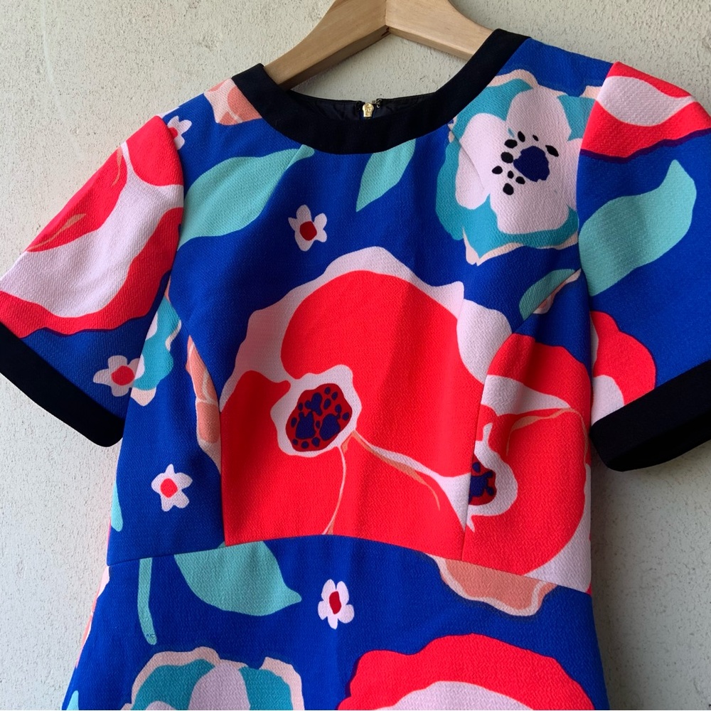 kate spade Blue Floral Shift Dress - Picture 9 of 10